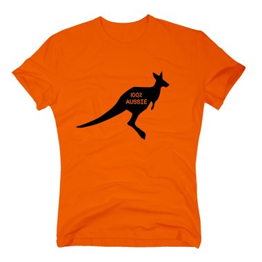 Australien T-Shirt Kangaroo 100% Aussie