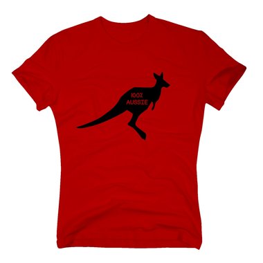 Australien T-Shirt Kangaroo 100% Aussie