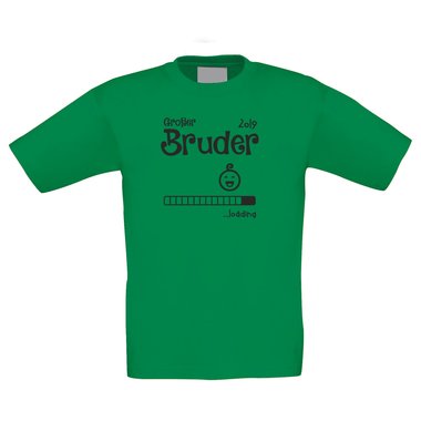 Kinder T-Shirt - Groer Bruder 2019 loading rot-weiss 98-104