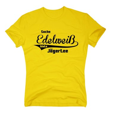 T-Shirt Suche Edelweiss - Biete Jägertee