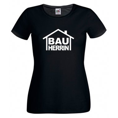 Bauherrin T-Shirt - Damen T-Shirt BAUHERRIN für den Bau