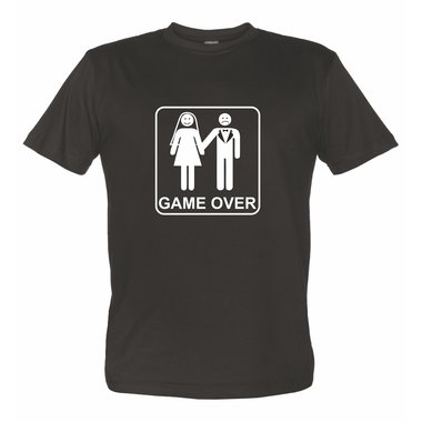 Game Over T-Shirt Herren - Junggesellenabschied JGA