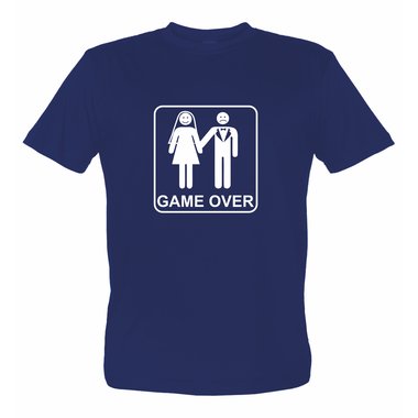 Game Over T-Shirt Herren - Junggesellenabschied JGA
