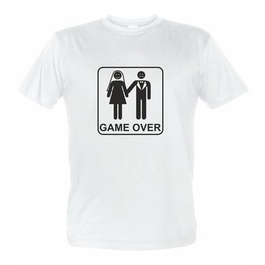 Game Over T-Shirt Herren - Junggesellenabschied JGA