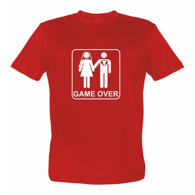 Game Over T-Shirt Herren - Junggesellenabschied JGA