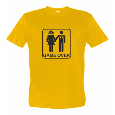 Game Over T-Shirt Herren - Junggesellenabschied JGA
