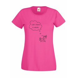 I dont believe in humans - Damen T-Shirt Unicorn