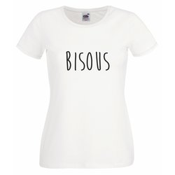 Damen T-Shirt BISOUS Ksschen