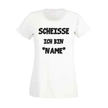 Damen T-Shirt JGA Junggesellenabschied Heirat Juhuu - Scheisse