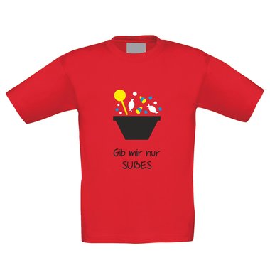 T-Shirt Kinder Halloween Gib mir nur ses