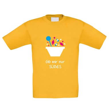 T-Shirt Kinder Halloween Gib mir nur ses