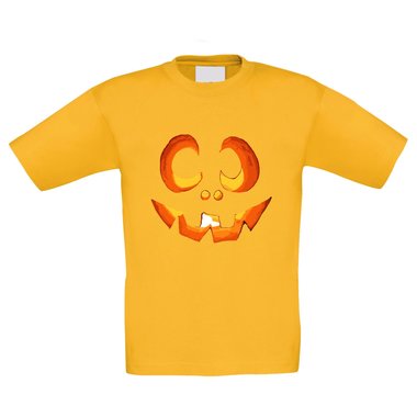 T-Shirt Kinder Halloween Kürbisgesicht