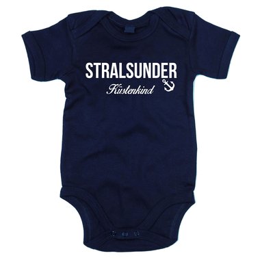 Baby Body Stralsunder Kstenkind weiss-rot 68-80