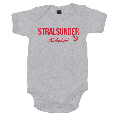 Baby Body Stralsunder Kstenkind weiss-rot 68-80