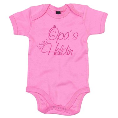 Baby Body - Opas kleine Heldin dunkelblau-fuchsia 50-62