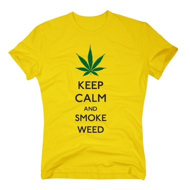 T-Shirt Keep Calm And Smoke Weed
