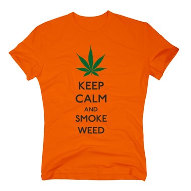 T-Shirt Keep Calm And Smoke Weed