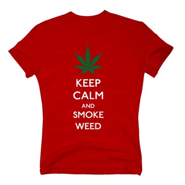 T-Shirt Keep Calm And Smoke Weed