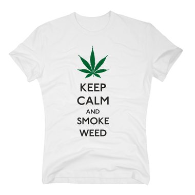 T-Shirt Keep Calm And Smoke Weed