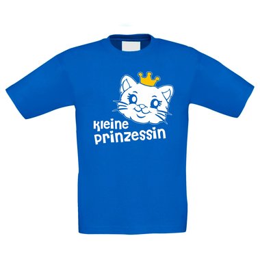 Kinder T-Shirt ? Kleine Prinzessin weiss-schwarz 98-104