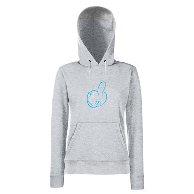Damen Hoodie - Mickey Middle Finger