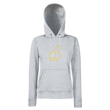 Damen Hoodie - Mickey Middle Finger