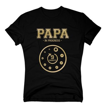 Herren T-Shirt - Papa in progress