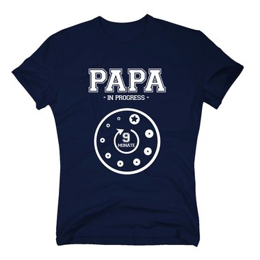 Herren T-Shirt - Papa in progress