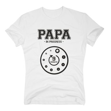 Herren T-Shirt - Papa in progress
