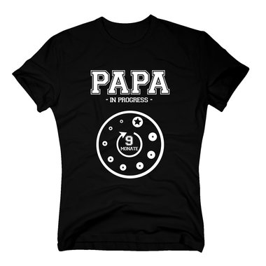 Herren T-Shirt - Papa in progress
