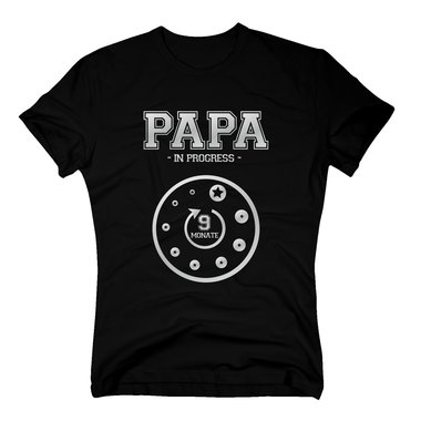 Herren T-Shirt - Papa in progress