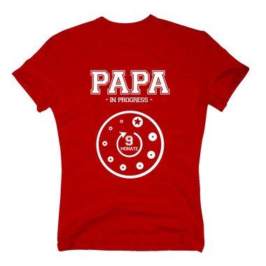 Herren T-Shirt - Papa in progress