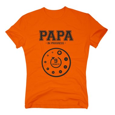 Herren T-Shirt - Papa in progress
