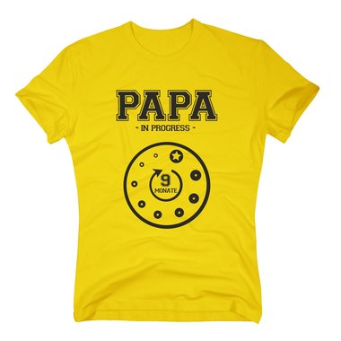 Herren T-Shirt - Papa in progress