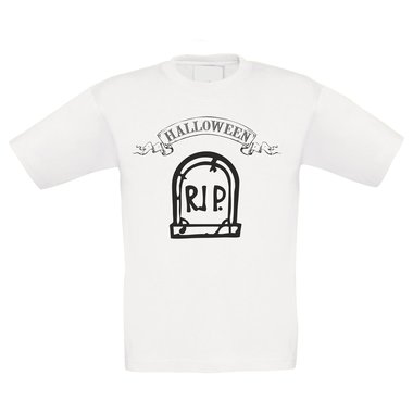T-Shirt Kinder Halloween - Grabstein RIP