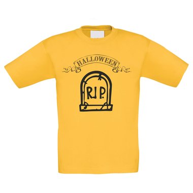 T-Shirt Kinder Halloween - Grabstein RIP