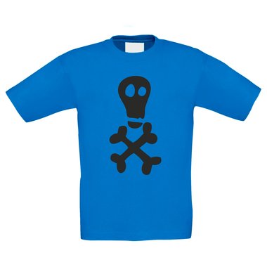 T-Shirt Kinder Halloween - Totenkopf mit gekreuzten Knochen