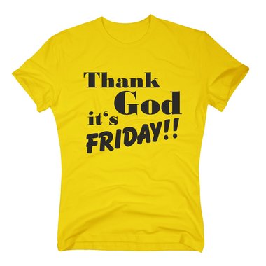 Herren T-Shirt - Thank God it´s Friday!!