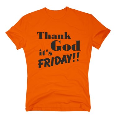 Herren T-Shirt - Thank God it´s Friday!!