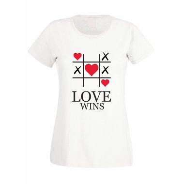 Damen T-Shirt - LOVE WINS