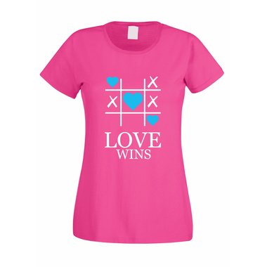 Damen T-Shirt - LOVE WINS
