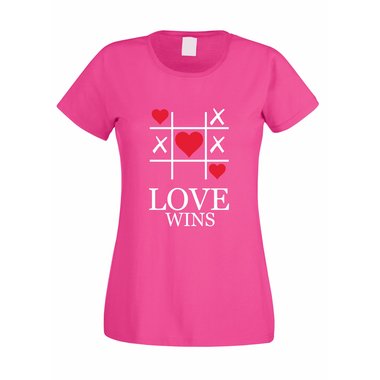 Damen T-Shirt - LOVE WINS