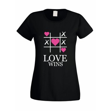 Damen T-Shirt - LOVE WINS
