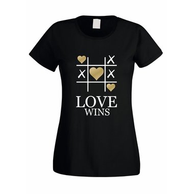 Damen T-Shirt - LOVE WINS