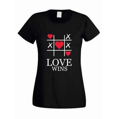 Damen T-Shirt - LOVE WINS