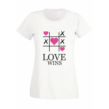 Damen T-Shirt - LOVE WINS