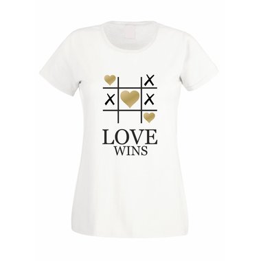 Damen T-Shirt - LOVE WINS