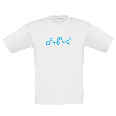 Kinder T-Shirt - A²+B²=C²