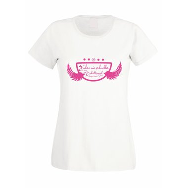 Damen T-Shirt - Fahre nie schneller als dein Schutzengel Motiv 2