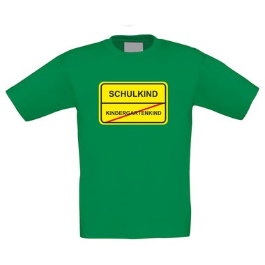 Kinder T-Shirt - Schulkind Schild